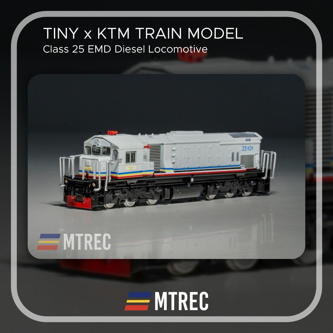 Sunway Tiny Toys 1/120 Diecast Malaysia KTM Class 25 EMD GT18LC-2 ...