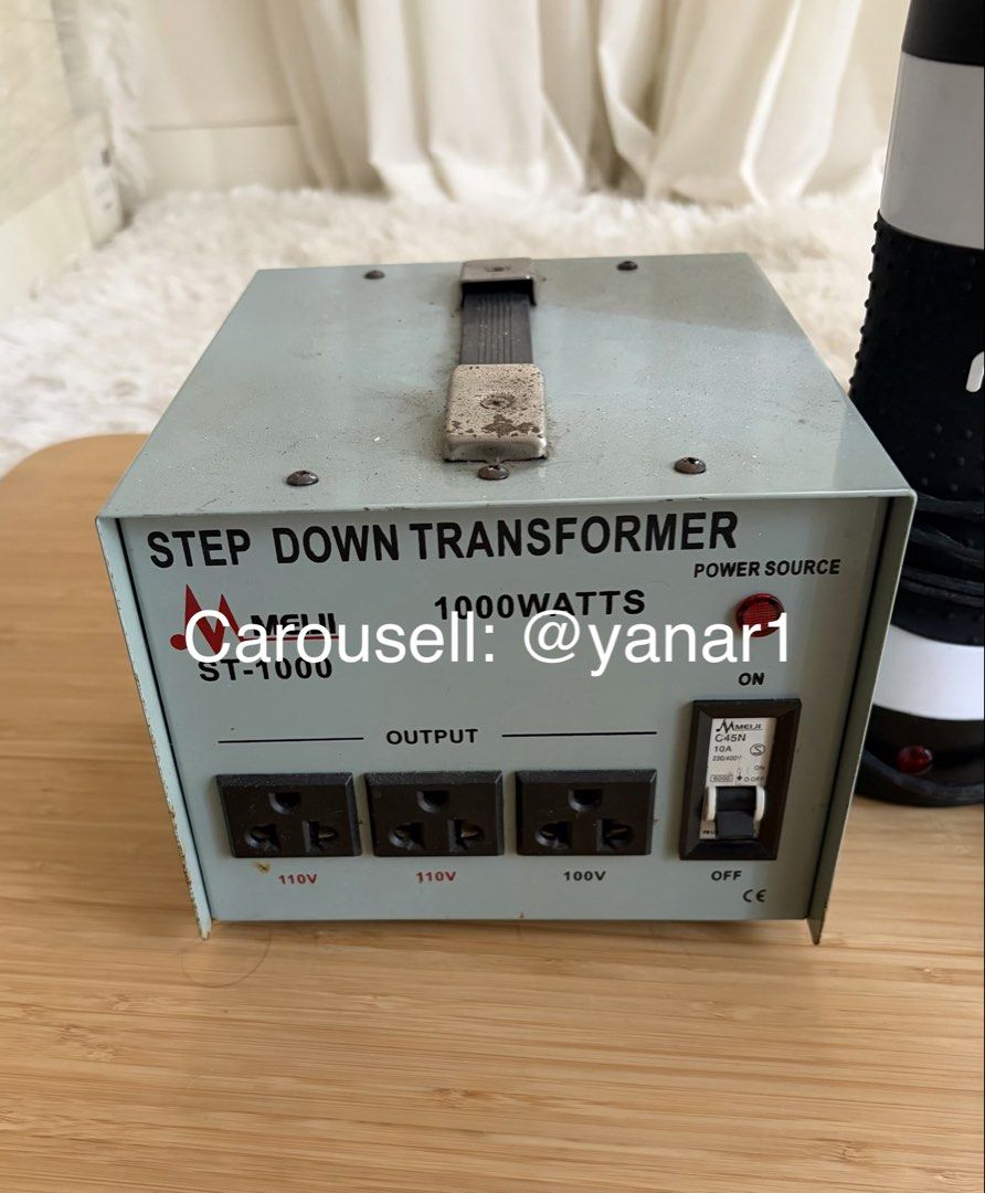 Rollie Rice TAKE ALL: Step Down Transformer (need repair), Rollie Egg Cooker, Muji ...