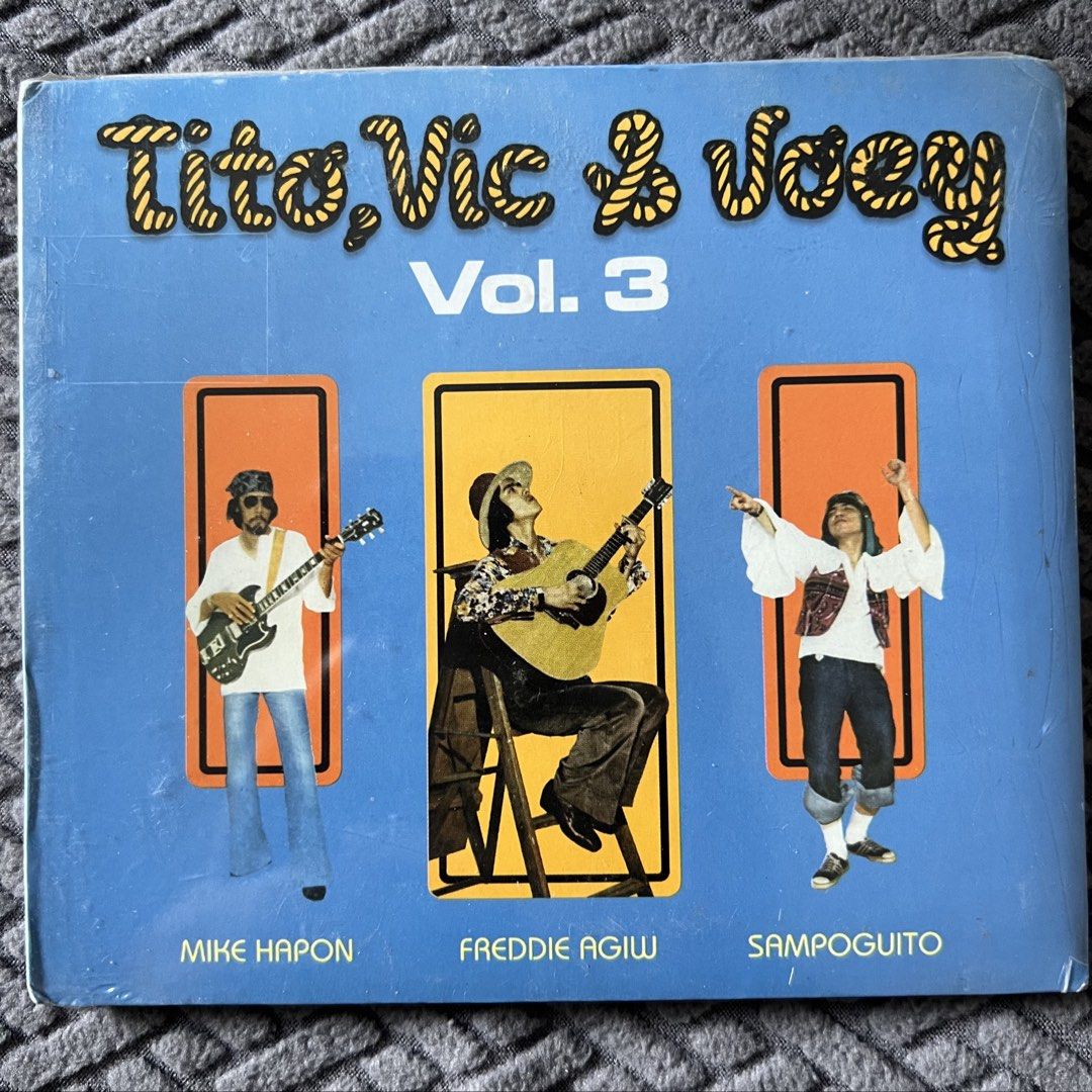 Tito, Vic & Joey - Vol. 3 CD (sealed) (Category: CDs & DVDs) located in Caloocan City. Submitted by thelittlejewelcase (Listing ID 1429041249, Image 1). Description: .