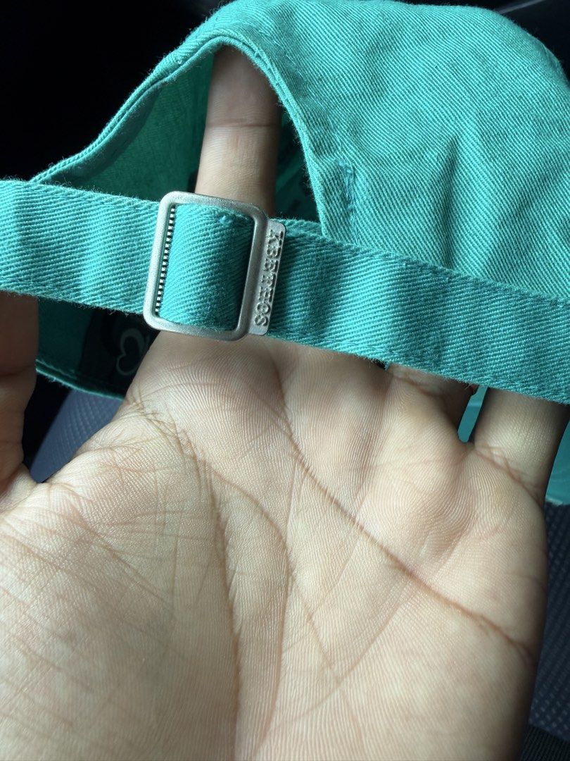 Turquoise Cap with Cross Embellishment (Category: Caps & Hats) located in Burgos, Ilocos Norte. Submitted by copthrift (Listing ID 1429023524, Image 2). Description: .