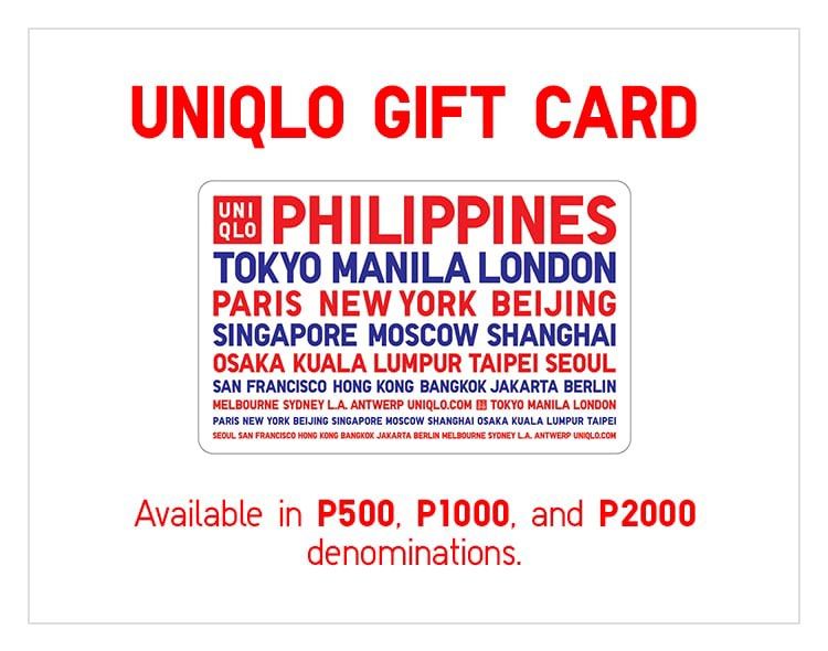 Uniqlo Gift Card - P2000 (Category: Game Gift Cards & Accounts) located in Bulacan. Submitted by curtdiamse (Listing ID 1429015875, Image 1). Description: No expiration .
