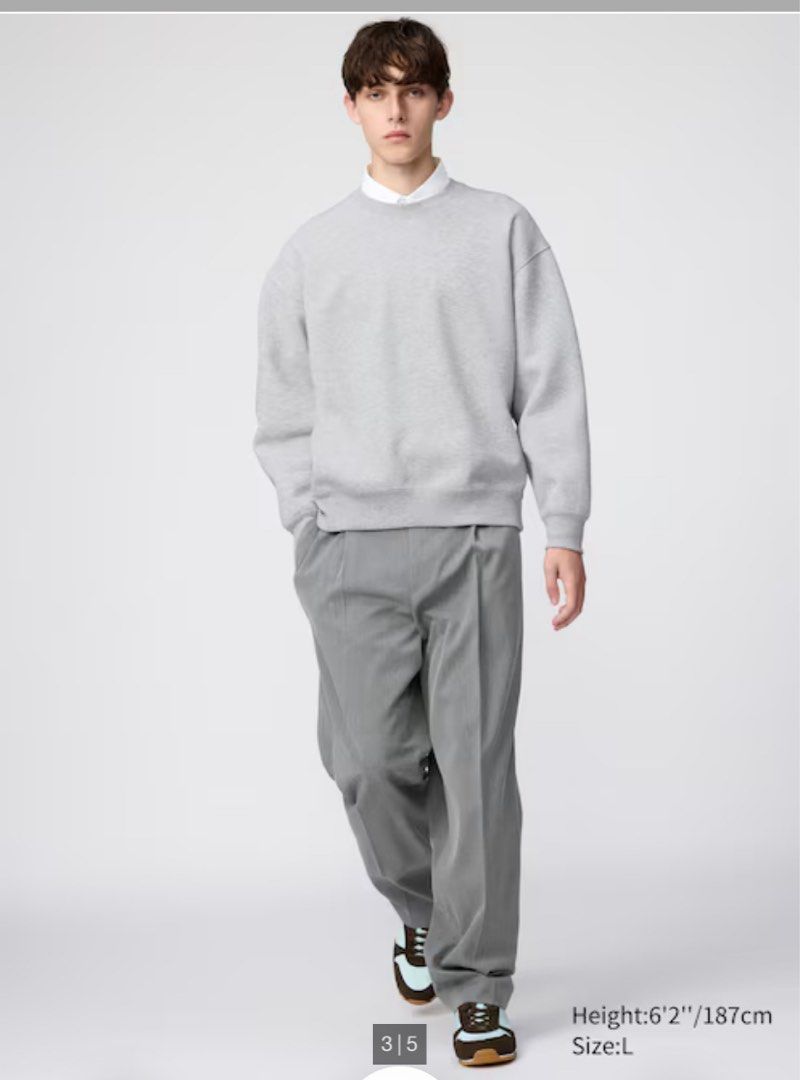 Uniqlo Mens Oversized Sweatshirt size Large (Category: Tshirts & Polo Shirts ) located in Dipolog. Submitted by ekimthritfph (Listing ID 1429165876, Image 1). Description: Uniqlo Mens Oversized Sweatshirt As new Condition Size Large 24/26 dimes No issue 799 free SF Minda Dipolog City.