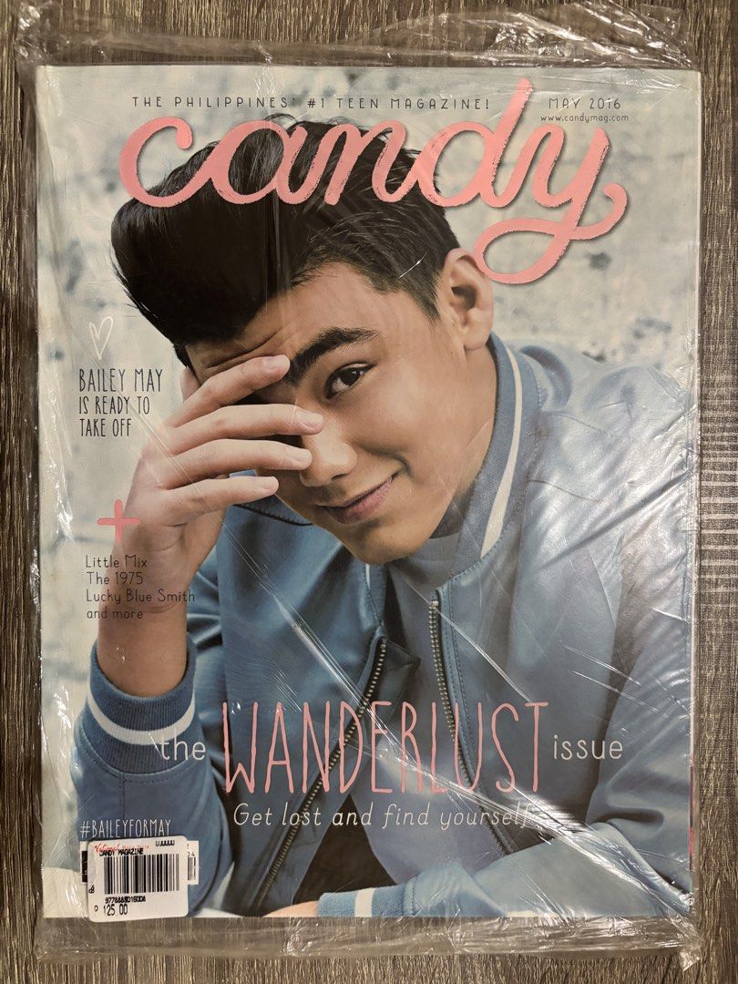 Vogue Man, VMan SEA, Candy Magazines (Category: Magazines) located in Quezon City. Submitted by pinkskies_media (Listing ID 1429104857, Image 3). Description: BAWAL SA MAARTE Batch sale Take 3 magazines for 300 pesos Candy - Bailey May VMan SEA - Kyle Echarri Vogue Man - Donny Pangilinan.