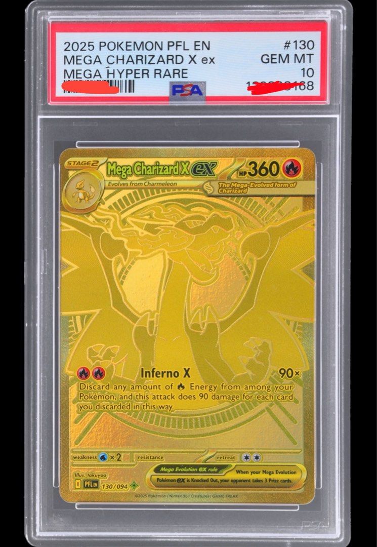 WTS PSA 10 Mega Charizard X EX Hyper Rare Card, Hobbies & Toys, Toys ...
