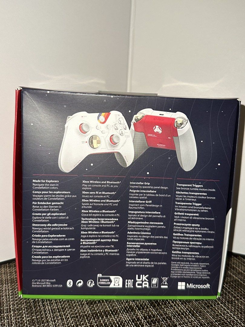 Xbox Starfield Limited Edition Xbox Controller (Category: Controllers) located in Mandaluyong City. Submitted by alluveon (Listing ID 1429092852, Image 2). Description: - Xbox Starfield Limited Edition Controller - Features a unique Starfield-inspired design - Sleek white finish with detailed accents - Compatible with Xbox consoles - Perfect for gamers and collectors - Sealed.