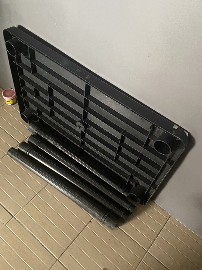 24’’x36’’ Black Plastic Monoblock Dining Table (Category: Tables & Sets) located in Cavite. Submitted by uriela.g (Listing ID 1422220435, Image 2). Description: Actual picture Table only Can be disassembled and assembled Lightly used Buyer to shoulder delivery via Lalamove.