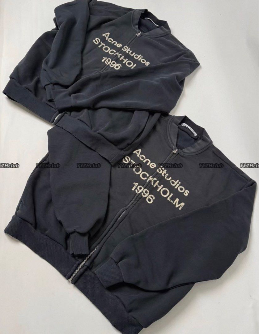 Acne Studios Stockholm 1996 Distressed Baseball Zip-Up Jacket (Category: Luxury Apparel) located in Manila. Submitted by closett_plug (Listing ID 1424463884, Image 1). Description: Message me for the size chart if you’re interested - Pre-order 7-10 Days ETA ( consolidated box) - 50% deposit required - I get these from overseas, strictly no cancellation, return & refund - Refrain from chatting if you have doubts, let’s not waste each other’s time 