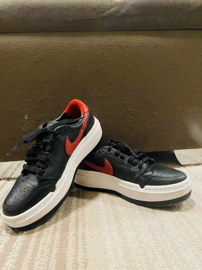 Air Jordan 1 Elevate Low (Category: Sneakers) located in San Fernando. Submitted by juerlainee (Listing ID 1424354501, Image 1). Description: deets ⬇️ - used twice only - no issue, well kept MOD : jnt, lalamove, lbc MOP: gcash, bank transfer loc: pamp / qc .