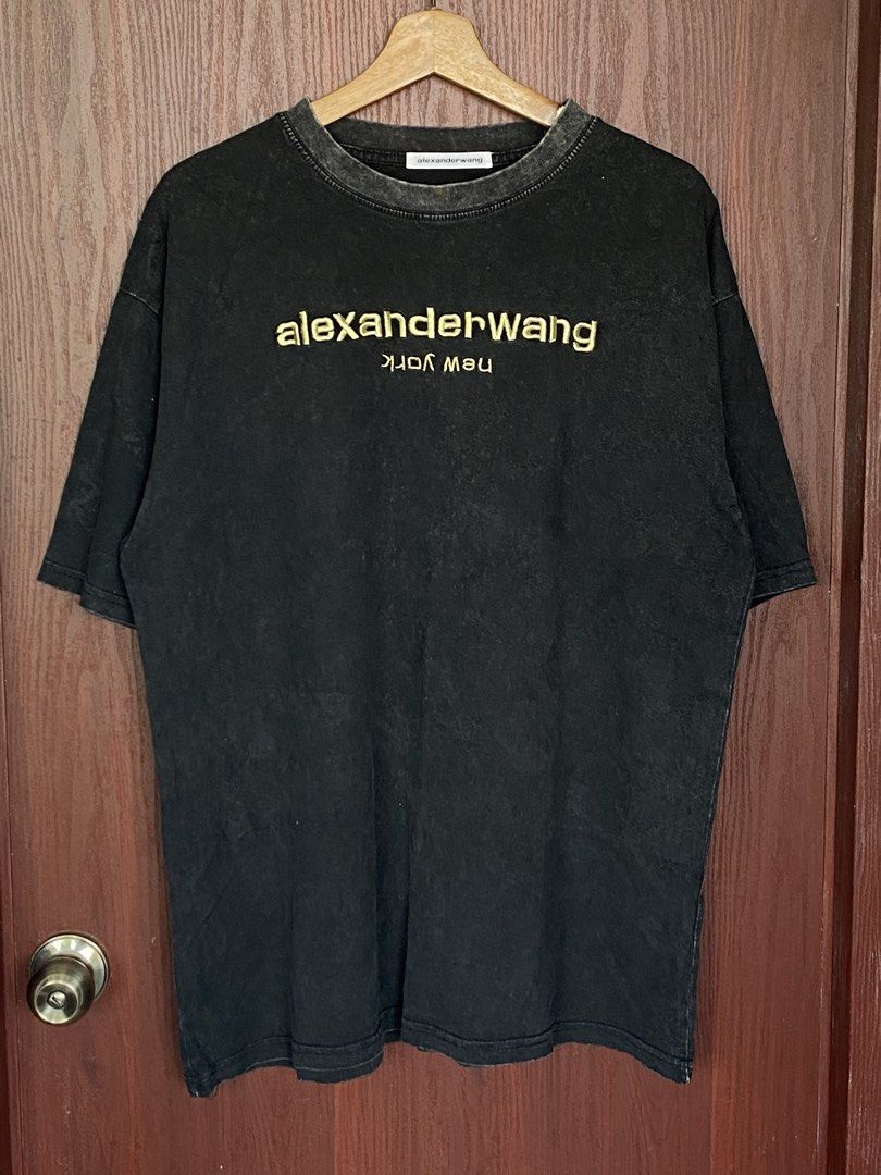 SALE!!!Alexander Wang Acid Washed Tee (Category: Luxury Apparel) located in Bacolod City. Submitted by PSGTHRIFTIES (Listing ID 1424408790, Image 1). Description: Excellent condition Size XL Dimensions:23x29 DM📩.