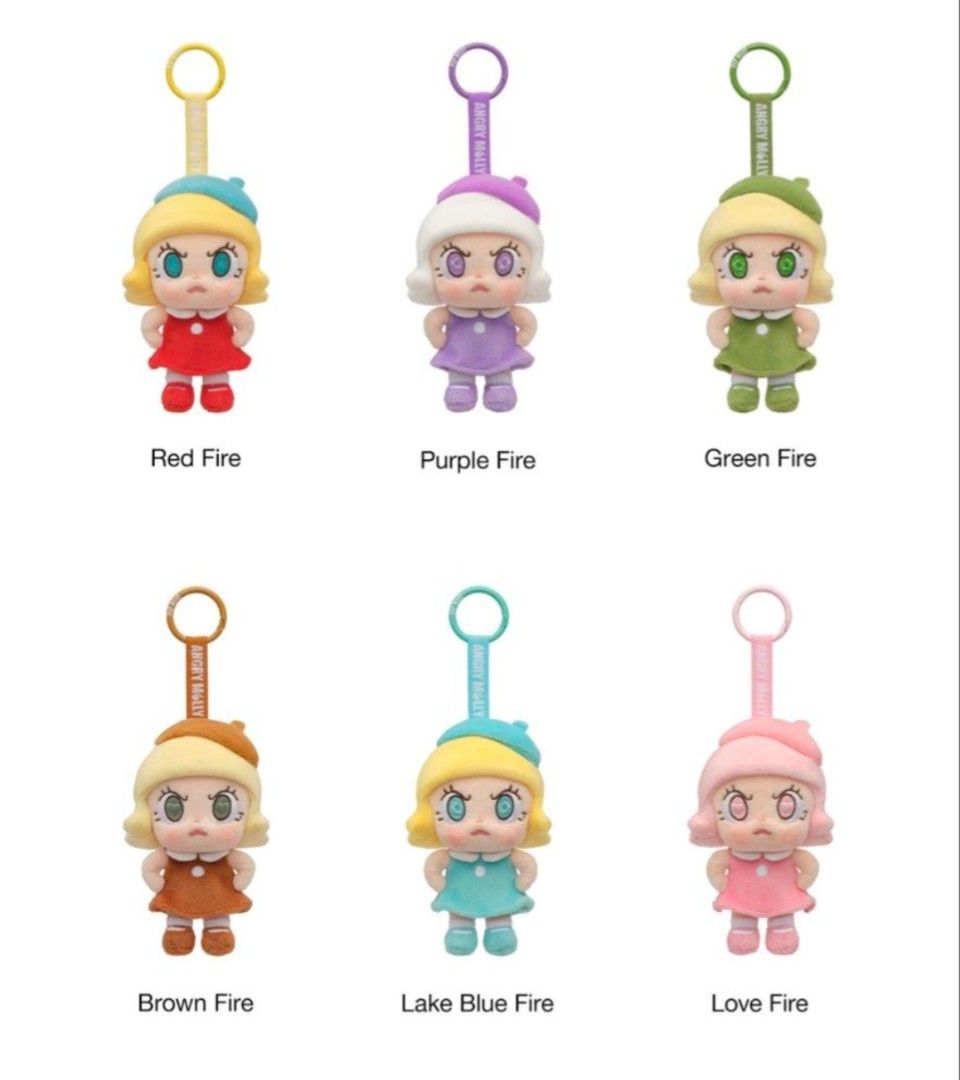Angry Molly Red Fire, Lake blue fire, Love fire Plush Pendant, Hobbies ...