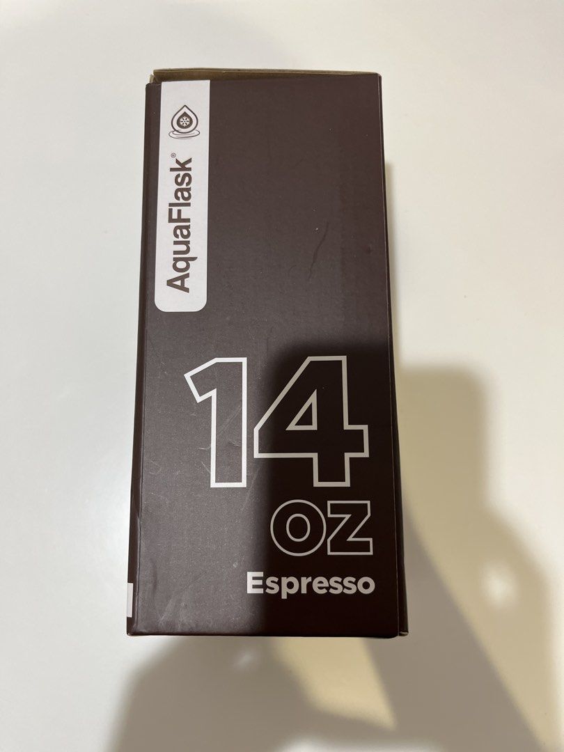 Aqua Flask 14oz Esspresso (Category: Water Bottles & Tumblers) located in Manila. Submitted by monkeybananas (Listing ID 1424428574, Image 1). Description: - authentic - no damages - 📍location, San Juan City - 🚛 delivery service grab and lalamove .