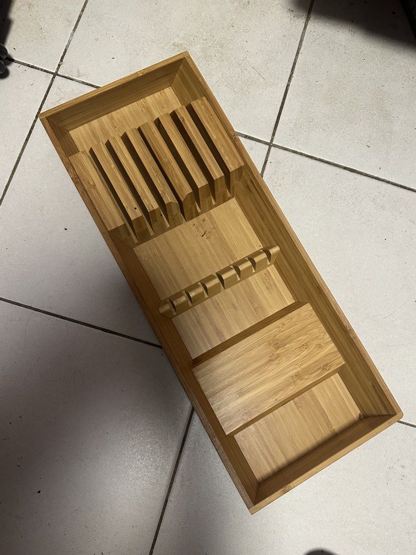 Bamboo Cutlery Organizer - New445373109146101761