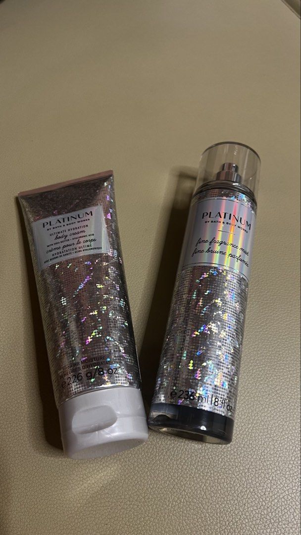 Bath & Body Works Platinum Set (Category: Body Care) located in Marikina City. Submitted by elhiey (Listing ID 1424435979, Image 1). Description: 💚Original BBW 💚Bought online as a blind buy. Just not for me..