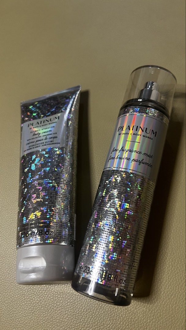 Bath & Body Works Platinum Set (Category: Body Care) located in Marikina City. Submitted by elhiey (Listing ID 1424435979, Image 2). Description: 💚Original BBW 💚Bought online as a blind buy. Just not for me..