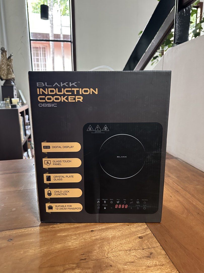 Blakk Induction Cooker OBSIC (Category: Cookers) located in Manila. Submitted by rafasellreyes (Listing ID 1424358951, Image 1). Description: BRAND NEW BLAKK Induction Cooker Selling for 2500 only! Description: - Has Digital Display - Glass touch Panel - Crystal Plate Glass - Child Lock Function - Suitable for 12-26CM Pans/Pots Shipping fee is to be shouldered by buyer ✅ If meet-up, we can do Christ the King Parish ✅.