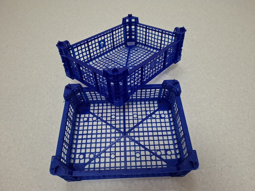 Blue Plastic Storage Crates444739201921208320