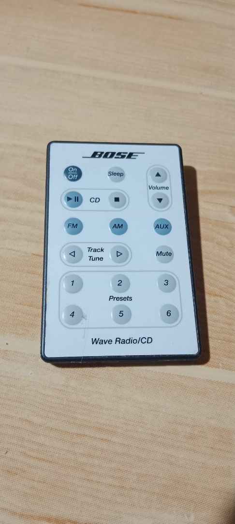 Bose Wave Radio Remote Control for sale (Category: Portable Music Players) located in Bulacan. Submitted by Shoppe.Ups (Listing ID 1424462238, Image 1). Description: what you see is what you get meetups: guiguinto plaridel bulacan - J&T *(Payment First) - LBC COP/COD *(payment first for shipping fee only) -toktok / lalamove *mop: via gcash pm for interested.