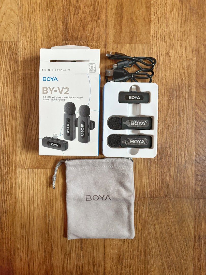 BOYA BY-V2 Wireless Microphone System65671955584515110