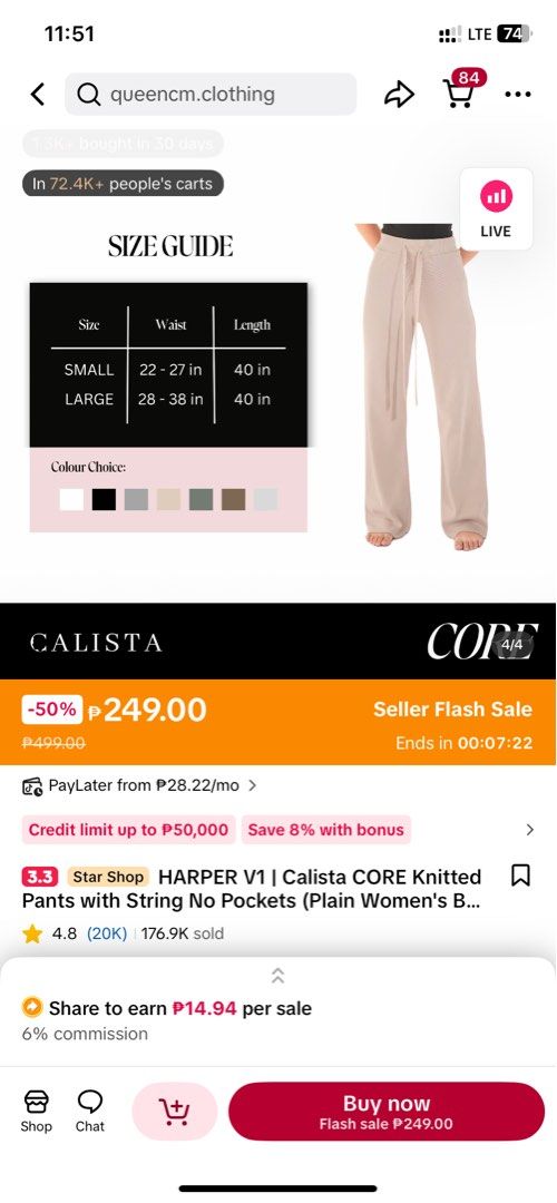 Calista HARPER Knitted Pants (Category: Other Bottoms) located in Angeles City. Submitted by xtinedoyt16 (Listing ID 1424498677, Image 1). Description: SIZE 25-40 IN LIGHT GRAY RFS: DECLUTTERING VERY LIKE NEW ONCE WORN DROP YOUR OFFER CAN LOWER FOR SURE BUYER .