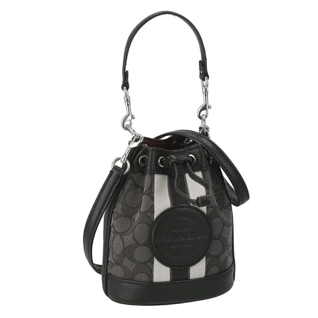 Coach Mini Dempsey Bucket Bag (Category: Luxury Bags & Wallets) located in Santa Rosa. Submitted by miqboutique (Listing ID 1424432459, Image 1). Description: Coach Mini Dempsey Bucket Bag ₱5,499 + SF • Ready to ship • Guaranteed Original Fb page: Miq's Boutique.