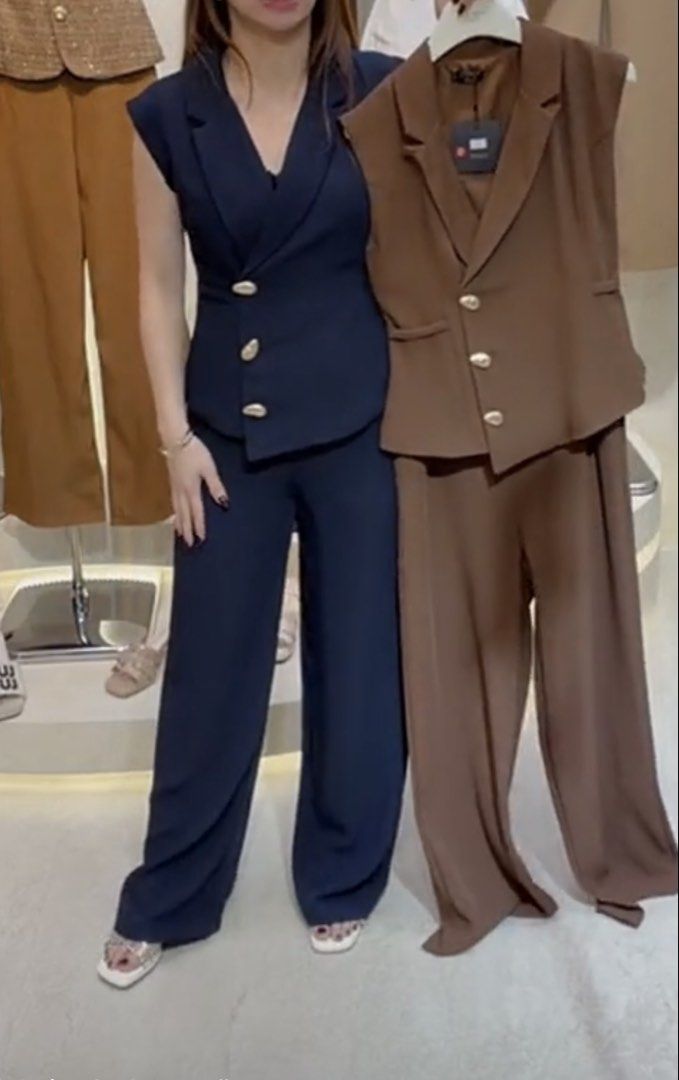 Come Back Blazer and Pants Set Coords (Category: Sets or Coordinates) located in Del Monte. Submitted by mellica1028 (Listing ID 1424457896, Image 1). Description: Bnew BKK Coords Premium Brandnew Medium.