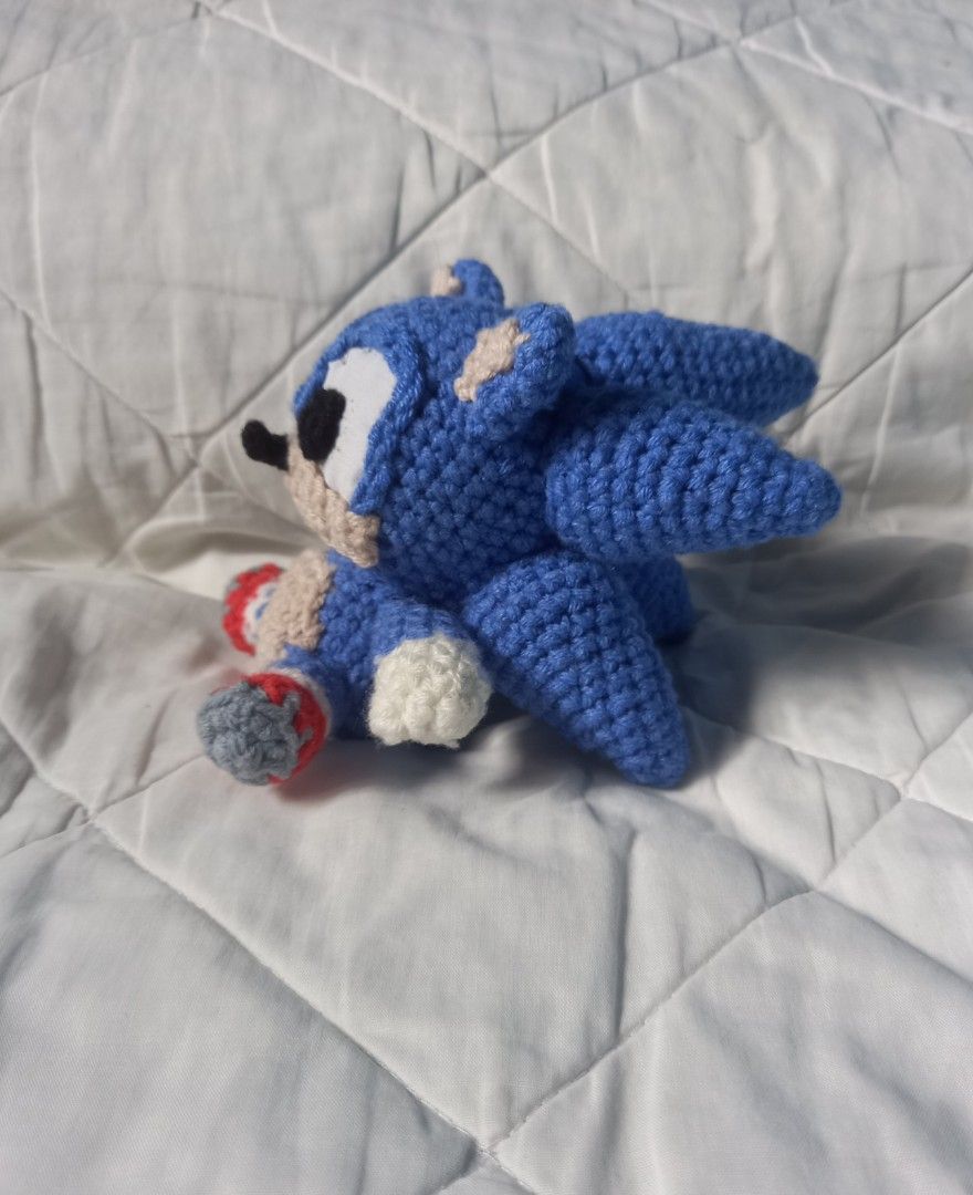 Crochet Sonic and Shadow the Hedgehog Plushies (Category: Plushies & Soft Toys) located in La Trinidad. Submitted by zieril014 (Listing ID 1424404465, Image 3). Description: Handmade Crochet Made to order Open for commissions Sonic Doll: Php 250 Shadow Doll: Php 280 MOP: GCASH MOD: JNT Loc: La trinidad, Benguet.