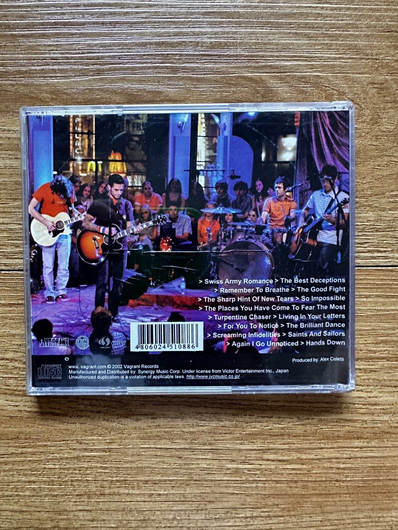 Dashboard Confessional Unplugged CD (Category: CDs & DVDs) located in Paranaque City. Submitted by safedolphin.dc2bd2 (Listing ID 1424377322, Image 2). Description: - Dashboard Confessional CD titled "Unplugged" (2002) - Includes hits like Swiss Army Romance, The Best Deceptions and Hands Down. - The case also includes a booklet with more images of the band. Working, no skips From personal collection With minimal visible hairline scratches Kindly