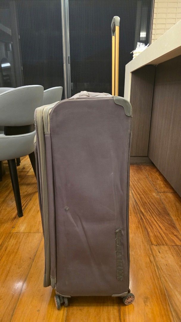 Delsey Check-In Luggage 82cm/Large (Category: Luggage) located in Makati City. Submitted by jiv333 (Listing ID 1424452100, Image 2). Description: - Delsey Large Bag 82cm - Retractable handle and wheels working fine - Combination lock for security - Spacious and clean interior - Convenient front pocket - Green color - Intact zippers and handles - well used but still very usable -minor cosmetic damages -Purchased at 20k -now selling at 1/10 the pri