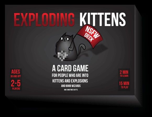 Exploding Kittens NSFW, Hobbies & Toys, Toys & Games on Carousell