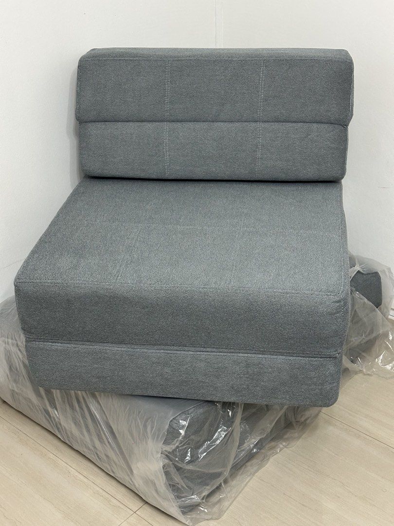 Foldable Sofa Bed - Grey