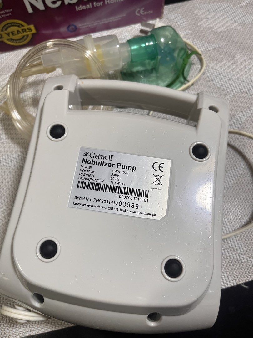 Getwell Nebulizer GWN-1000 (Category: Medical Supplies & Tools) located in Quezon City. Submitted by littleparties (Listing ID 1424430173, Image 3). Description: .