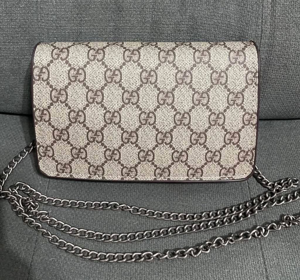 Gucci Dionysus Super Mini Bag (Category: Luxury Bags & Wallets) located in Quezon City. Submitted by luxxechic (Listing ID 1424380673, Image 2). Description: with serial code with etiketa good as new no issue actual photo posted japan preloved mop: gcash.