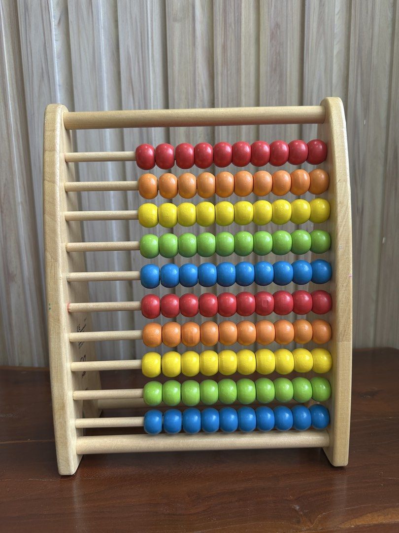 Hape Wooden Abacus (Category: Educational & Learning Toys) located in Valenzuela. Submitted by poisonivy024 (Listing ID 1424367007, Image 1). Description: Used as display Shipping via Grab/Lalamove.