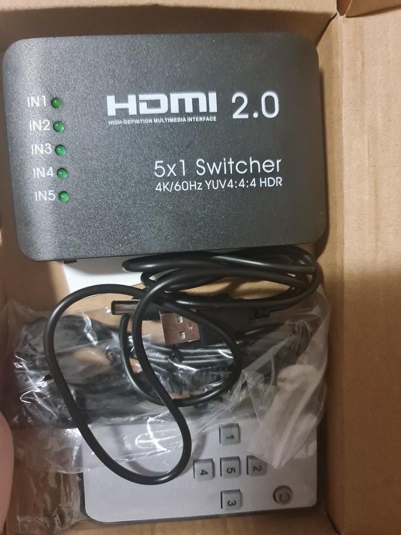 HDMI 5X1 SWITCHER (Category: Cables & Adaptors) located in Antipolo. Submitted by mdgco (Listing ID 1424374475, Image 1). Description: .