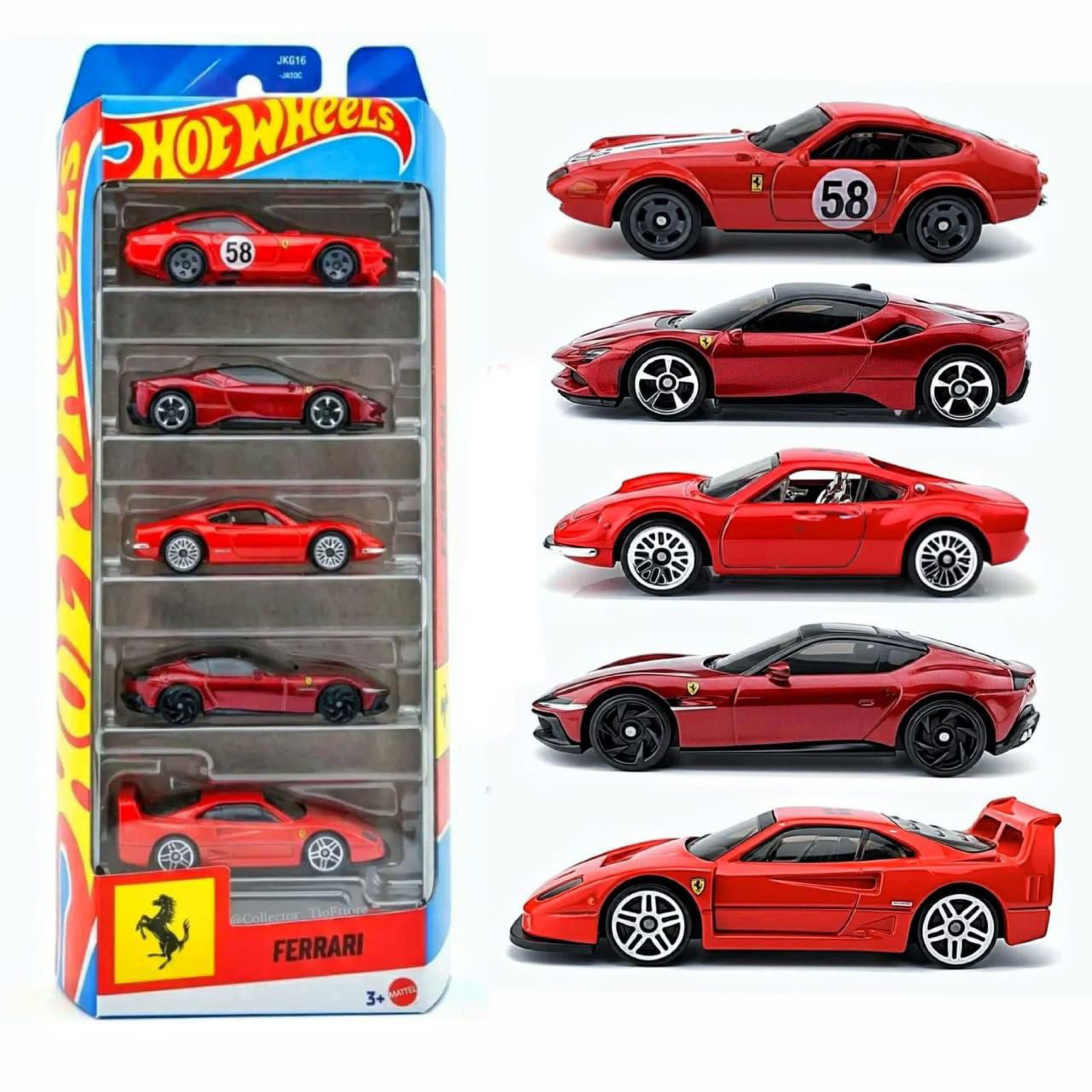 Hot Wheels Ferrari 5 Pack