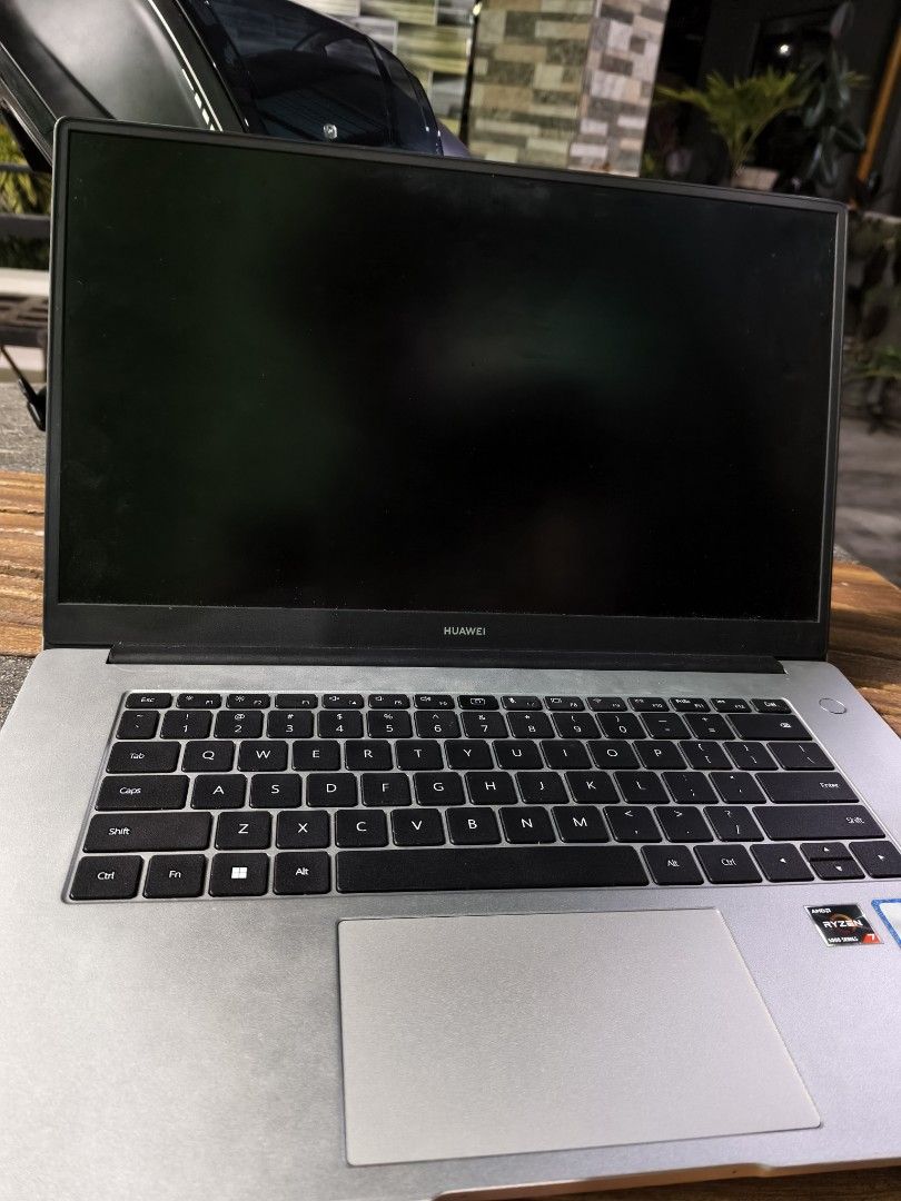 Huawei Matebook D15 (Read Description) (Category: Laptops & Notebooks) located in Batangas. Submitted by stanchie208448 (Listing ID 1424430103, Image 2). Description: RFS: Will switch to new laptop Huawei Matebook D15 (Ryzen 7 version) 8/512 variant selling for parts, ram is dead, kayo na magpagawa (soldered) display and chassis is in good condition price is slightly negotiable, dm lang .