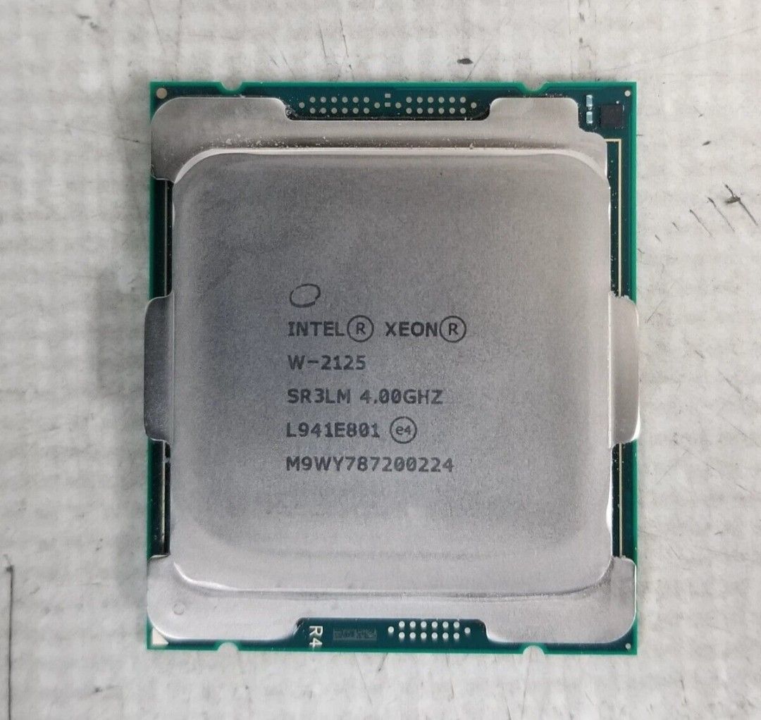 Intel Xeon W-2125 CPU65604491602561110