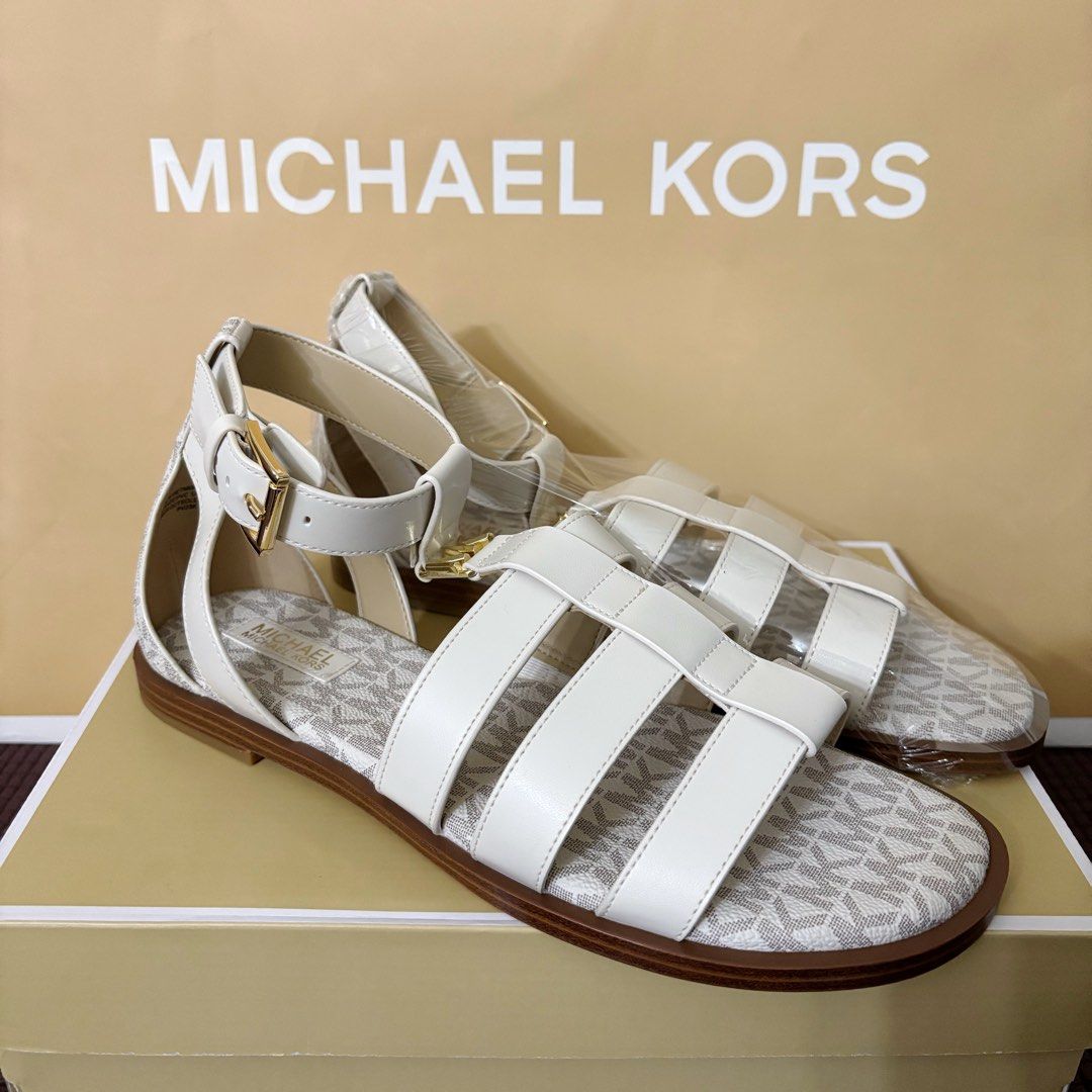 Michael Kors Reed Flats Sandals Size 8 (Category: Flats & Sandals) located in Batangas. Submitted by jmmac (Listing ID 1424465577, Image 2). Description: Brand New w/ box Size 8.