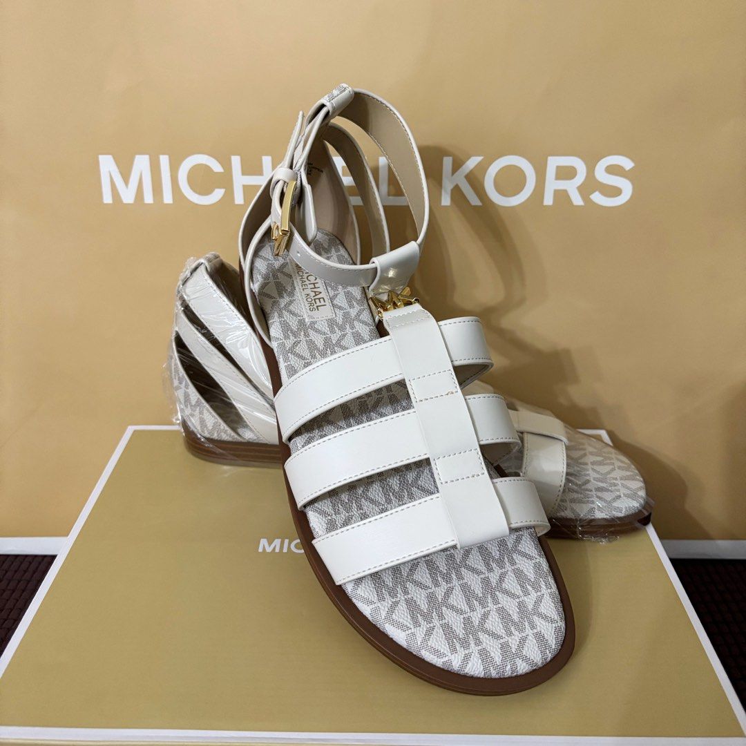 Michael Kors Reed Flats Sandals Size 8 (Category: Flats & Sandals) located in Batangas. Submitted by jmmac (Listing ID 1424465577, Image 3). Description: Brand New w/ box Size 8.