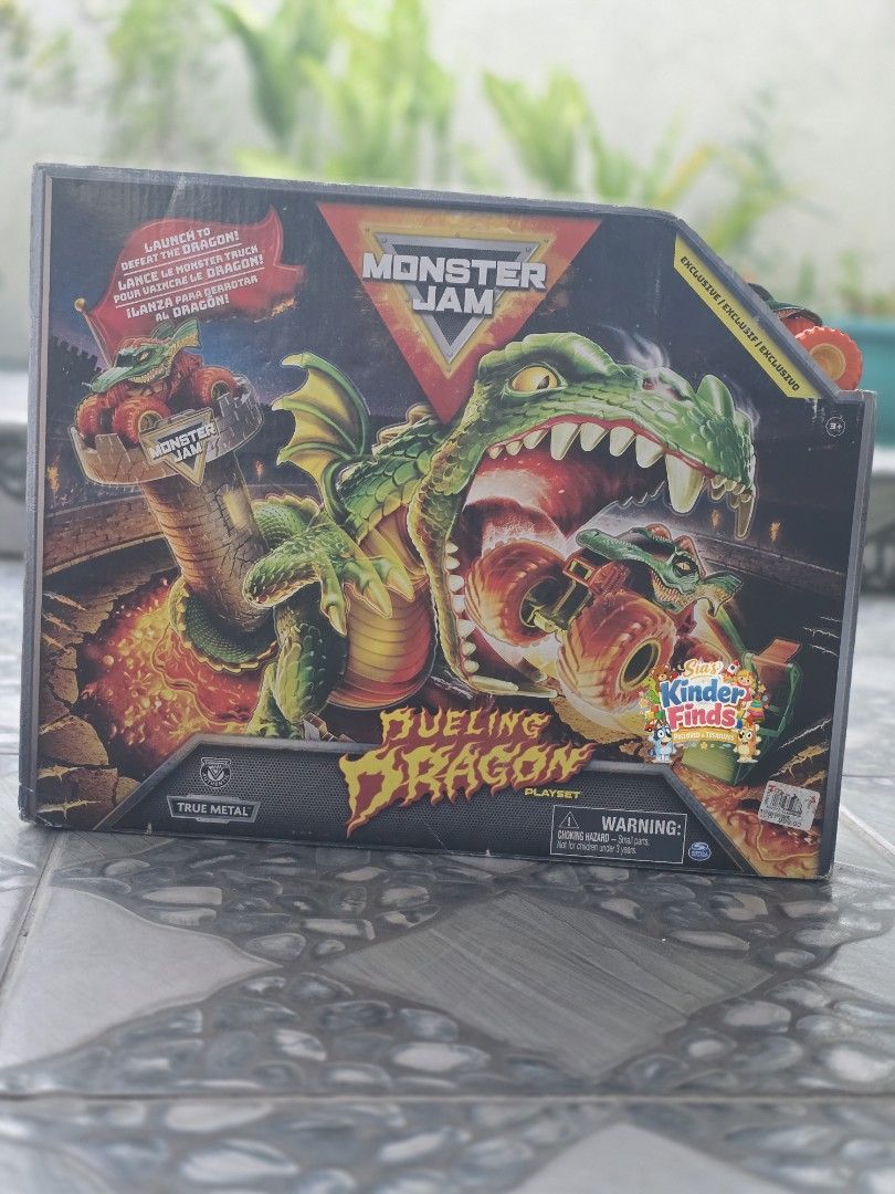 Monster Jam Playset (Category: Action & Battle Toys) located in Imus. Submitted by chie0308 (Listing ID 1424370851, Image 1). Description: Brandnew Mall Pull Out 1 ,699 each Lower than SRP Price ✅️ Box/Packaging are dented/shattered ❗️ ‼️Mine now, pay after invoice 💌 📍 Location: Imus Cavite 🚚 We ship nationwide (including areas outside Metro Manila) 💰 Prices: INDICATED IN EACH CAPTION 💳 Mode of Payment (MOP): GCash 📦 Mode of Delivery (MOD):