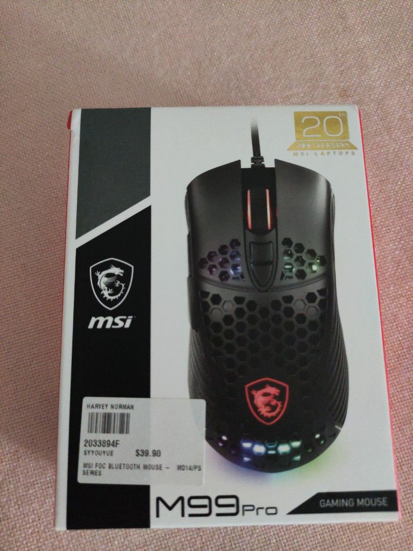 MSI M99 Pro Gaming Mouse444797114962432000
