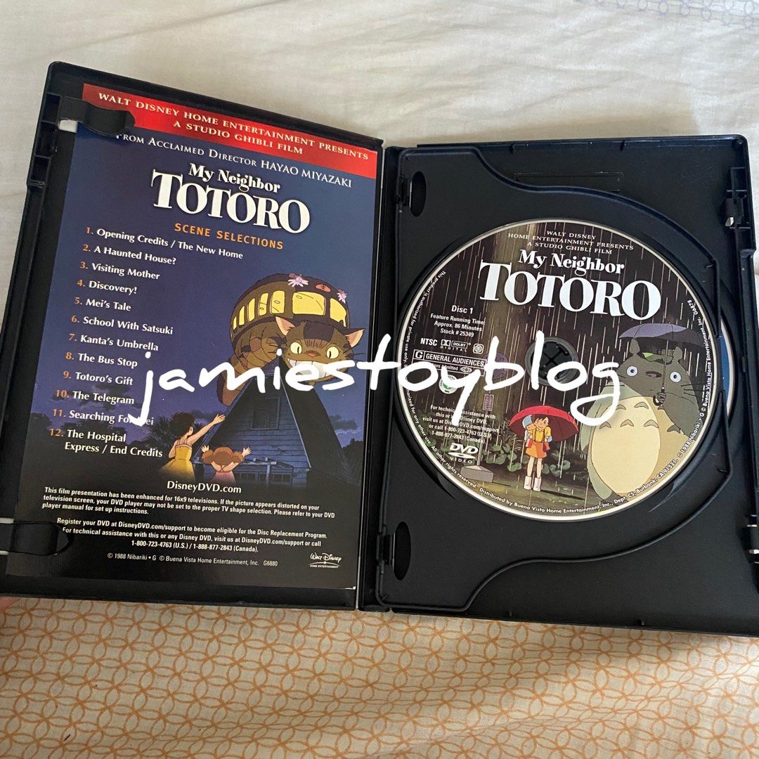 My Neighbor Totoro 2-Disc DVD Set (Category: CDs & DVDs) located in Quezon City. Submitted by ohitsninja (Listing ID 1424390843, Image 3). Description: - Studio Ghibli My Neighbor Totoro 2-disc DVD set - Disney release - Includes special features - Original case included - English and Japanese audio - As is Pay by Gcash Delivery shouldered by buyer I DO NOT USE COD OR SCO..