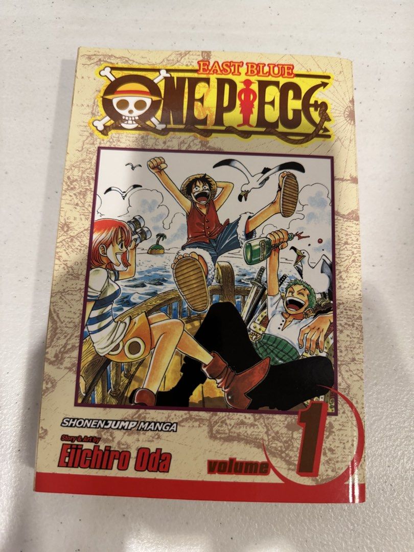 One Piece East Blue Part 1 Volume 1 (Category: Comics & Manga) located in Quezon City. Submitted by linwei_0123 (Listing ID 1424510404, Image 1). Description: -Bought from fullybooked for 460.