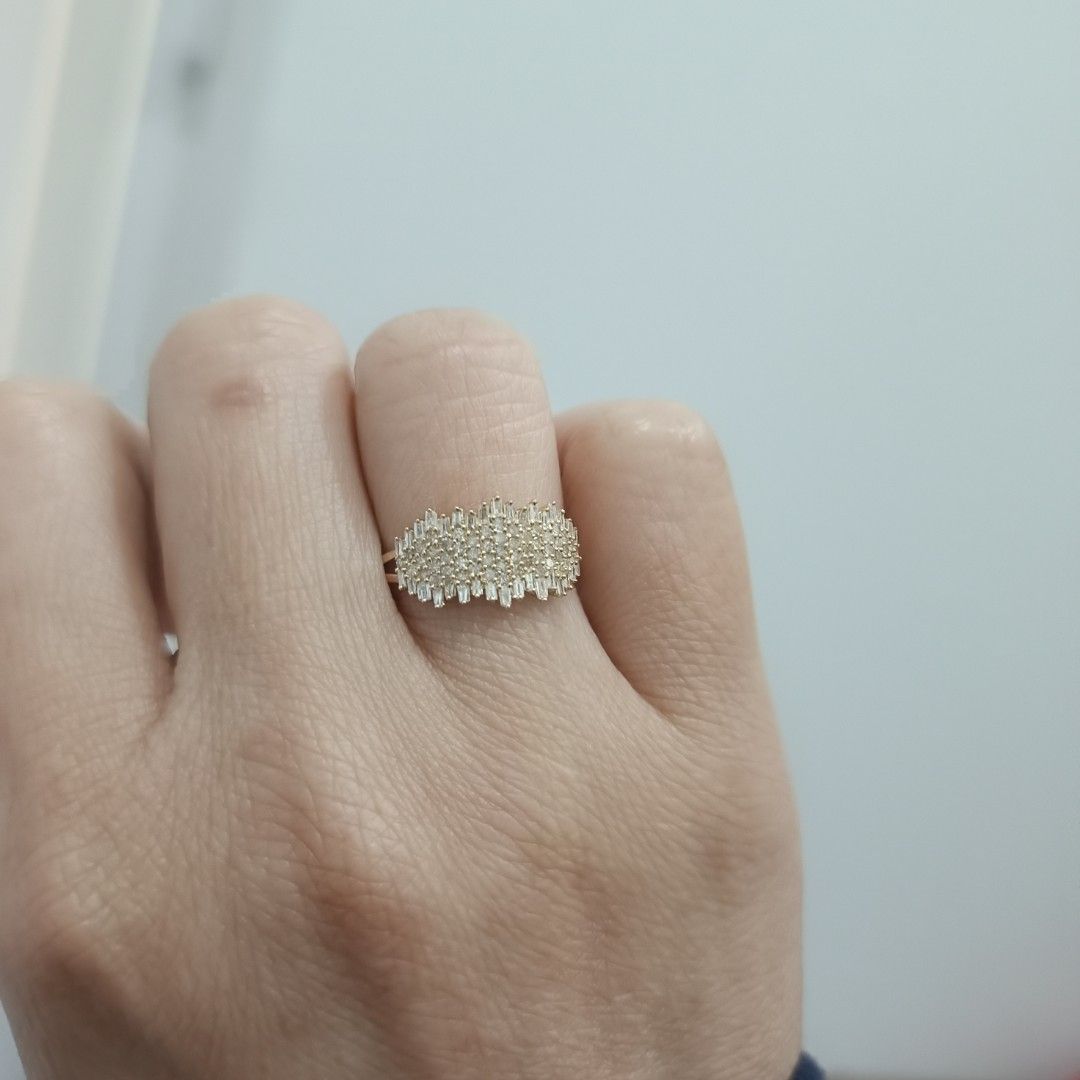 Power Diamond ring (Category: Rings) located in Dagupan City. Submitted by nmcmp4 (Listing ID 1424484517, Image 2). Description: 💎Diamond Power ring . 500 carat natural diamonds VSSI clarity GH color Size 6 resizable 18k Japan yellow gold setting With certificate 3 months lay away payment mode P38, 800.00.