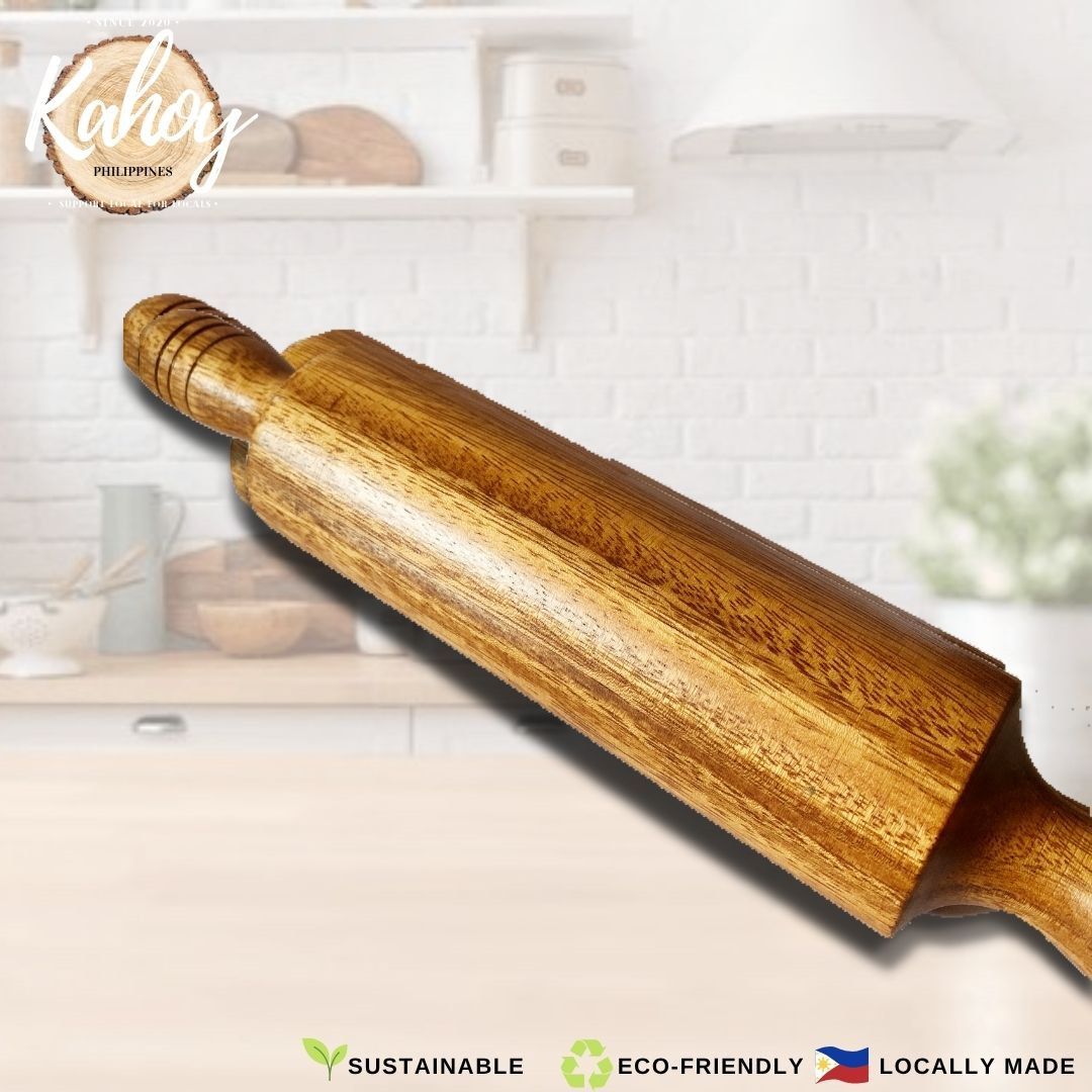 Rolling pin/ wooden rolling pin/ baking pin (Category: Bakeware) located in Cainta. Submitted by kahoywoodcrafts (Listing ID 1424373752, Image 1). Description: Size: 16 inches Material: Acacia Bulk orders customisation for businesses or giveaways available KAHOY Philippines is dedicated to promote the beauty of the locally made products to provide affordable, high-quality wood crafts to Filipinos and supporting the wood workers and craftsmen in t