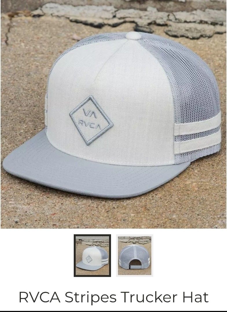RVCA Trucker Cap (Category: Caps & Hats) located in Cabuyao City. Submitted by THRIFTHITS (Listing ID 1424369132, Image 3). Description: RVCA Trucker Cap (Authentic) Excellent condition no Flaws, Reshape Only OSFA MINE 550‼️ Direct Message Me and Add for fast Transaction ty..