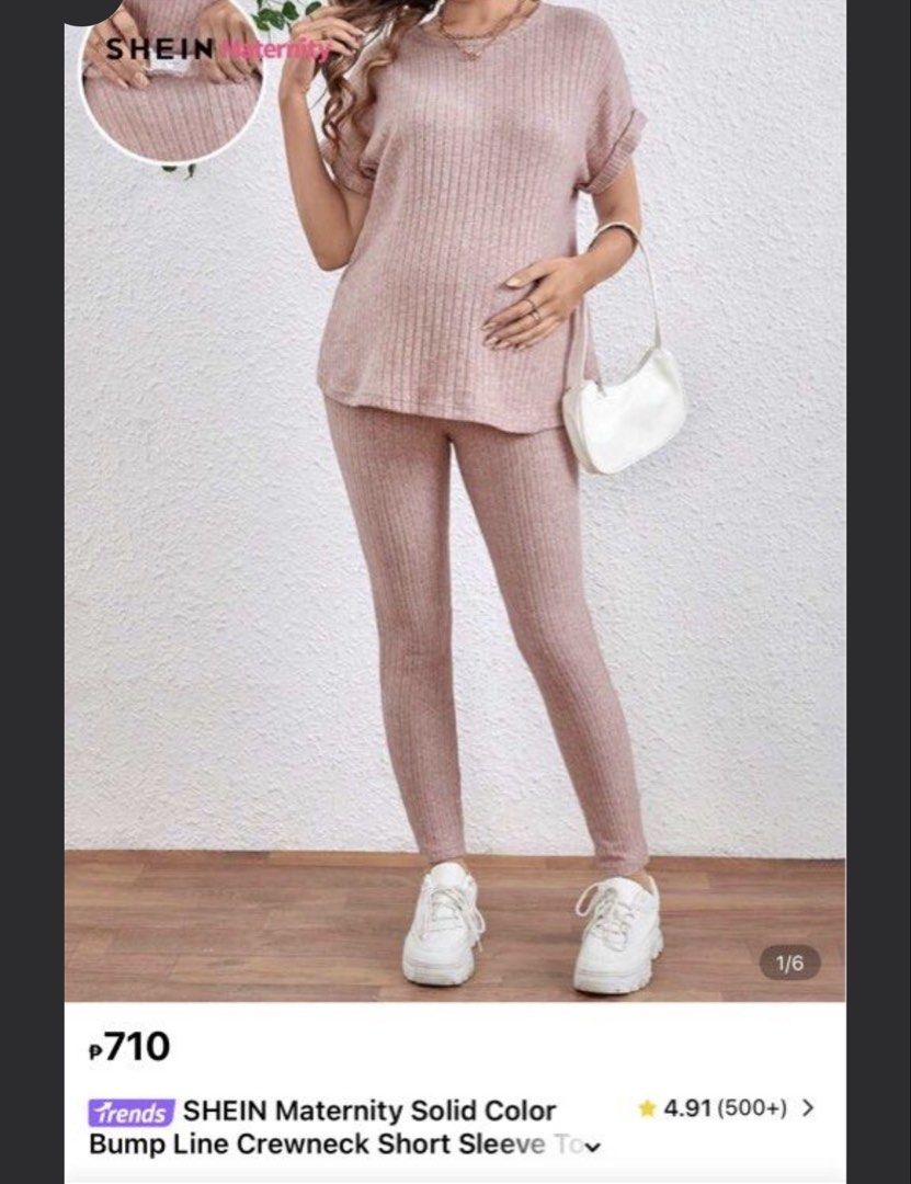Shein maternity coords (Category: Maternity wear) located in Mandaluyong City. Submitted by dclutter.corner (Listing ID 1424486402, Image 1). Description: Preloved. Rfs: di bagay sakin .