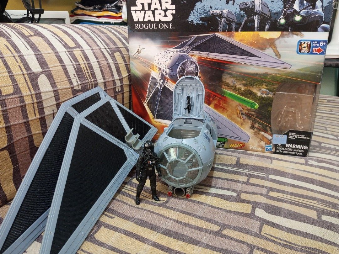 Star Wars Rogue One TIE Striker (Category: Vehicle & Diecast Models) located in Malabon City. Submitted by blackscent (Listing ID 1424428331, Image 2). Description: - Star Wars Rogue One TIE Striker toy - Includes TIE Striker vehicle and figure - Original box included - Detachable wings - Cockpit opens Meetup near malabon areas only. Can also do pasay but by schedule. Sf will be shouldered by buyer if by delivery.