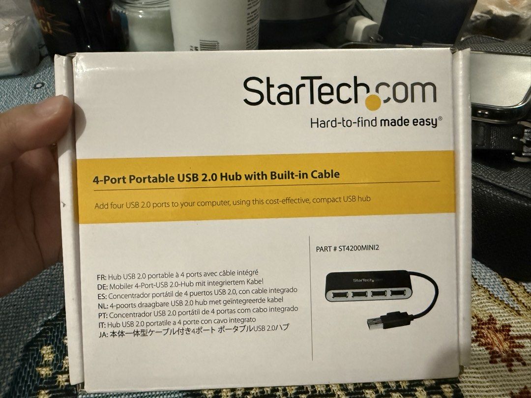 StarTech 4-Port USB 2.0 Hub (Category: Cables & Adaptors) located in Quezon City. Submitted by mochiringo84 (Listing ID 1424475613, Image 1). Description: rfs: decluttering.