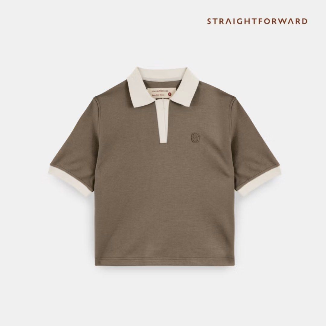 Straightforward Boundless Basics Zami Shirt - Coffee XL (Category: Shirts) located in Quezon City. Submitted by rav00 (Listing ID 1424518194, Image 1). Description: The original price is PH 1,200 The shirt is new and unworn. Brand new with Tag Size XL. RFS : wrong size / lost receipt Straightforward Boundless Basics Zami Shirt in Coffee/Cream color. Features a boxy shape with a semi-cropped length, ribbing collar, and placket. Made with PrimeKnit